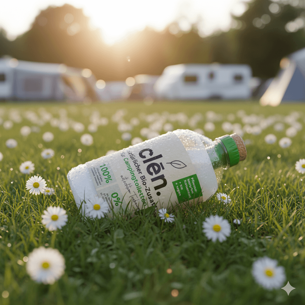 clēn. – Bio Sanitärflüssigkeit / Zusatz für Campingtoiletten.